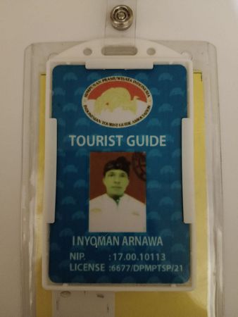 Удостоверение гида на Бали